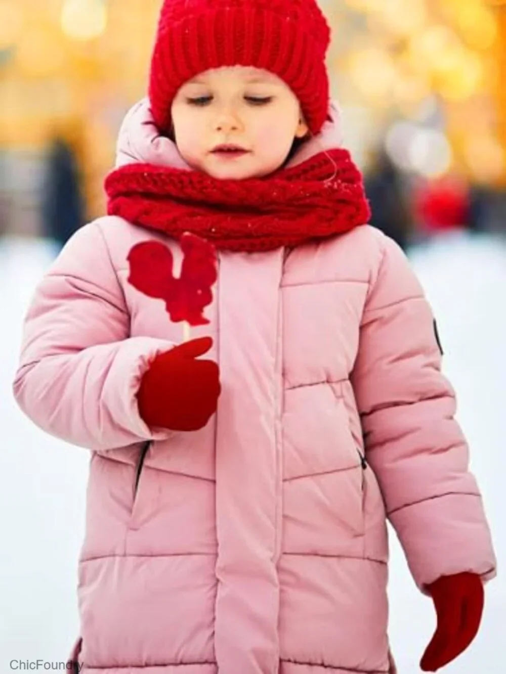 5 Pairs Toddler Mittens Stretch Knitted Winter Gloves Warm Unisex